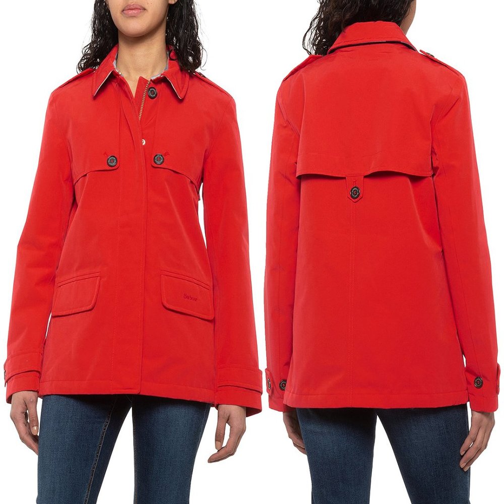 Barbour Rothesay Waterproof Insulated Red Jacket
